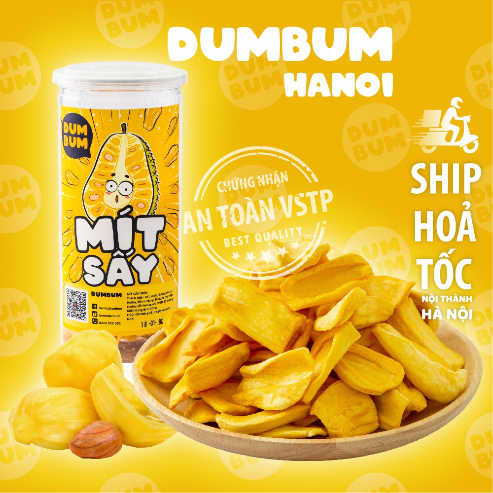 Mít thái sấy 200g DumBum đồ ăn vặt Hà Nội vừa ngon vừa rẻ