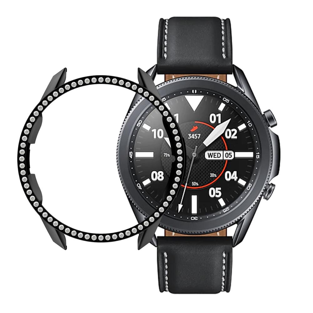 Ốp bảo vệ mặt đồng hồ đính đá lấp lánh dành cho Samsung Galaxy Watch 3 41MM 45MM