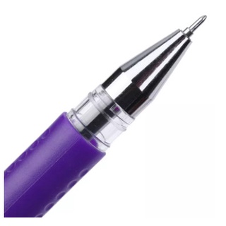 Bút gel nước Mini Cenvava viết siêu êm 0.5mm màu tím [VPP Hải Nhật]