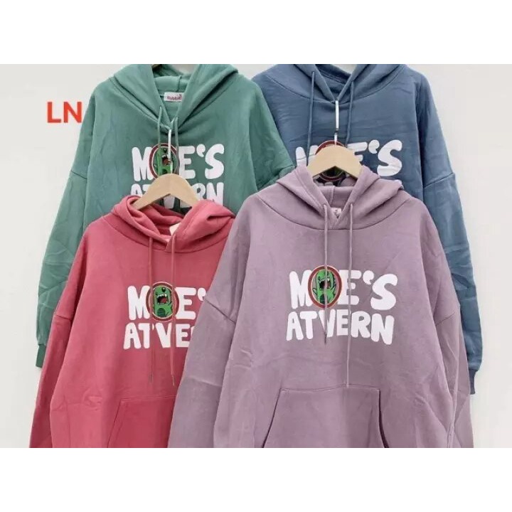 Áo khoác Hoodie form rộng sweater nỉ Ulzzang Moe's Atvern Hot trend Thời Trang Thu Đông siêu đẹp fanclupshop