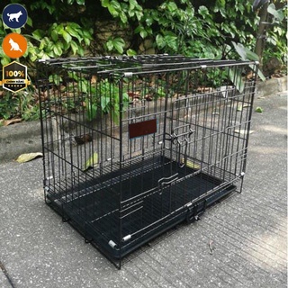 Chuồng sơn tĩnh điện vân đá gấp gọn cho chó mèo