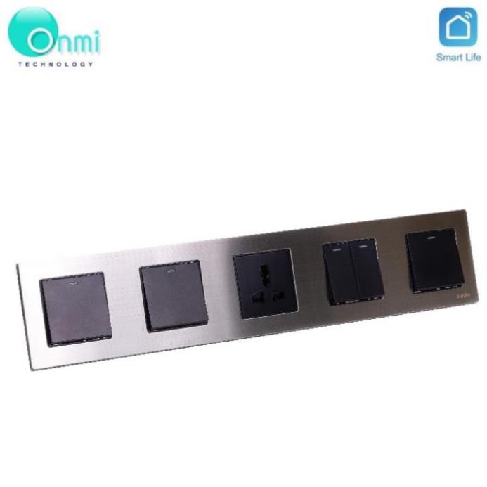 Bán sỉ - Combo Ổ cắm - Công tắc chống giật âm tường 5 Module hàng Tenko - ONMI.VN chính hãng.