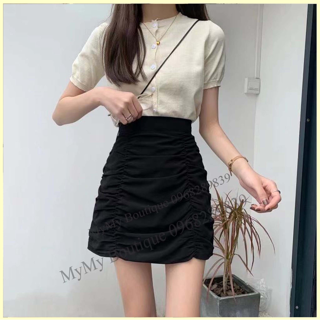 Chân Váy Xếp Ly Công Sở, Váy Xếp Li Chân Váy Xếp Ly màu Trắng + Đen | BigBuy360 - bigbuy360.vn