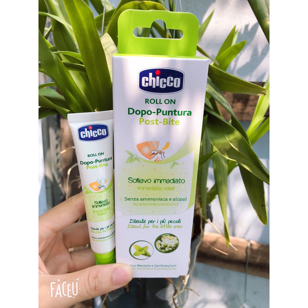 LĂN BÔI VẾT MUỖI ĐỐT, CÔN TRÙNG CẮN CHICCO (CHÍNH HÃNG) CHO BÉ.