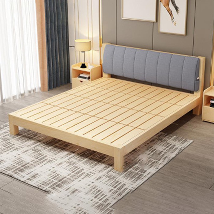 Giường gỗ thông minh, hiện đại GUT002 tựa lưng da | BigBuy360 - bigbuy360.vn