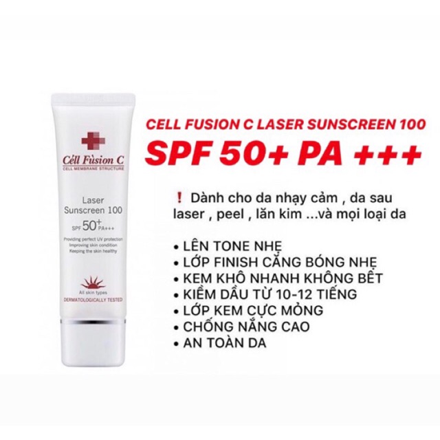 (TRẢ ORDER/ LIÊN HỆ TRC KHI ĐẶT) KEM CHỐNG NẮNG Laser Sunscreen | BigBuy360 - bigbuy360.vn