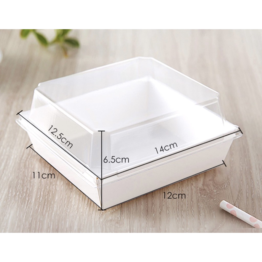 Set 20 hộp vuông sanwich trắng-Q6198