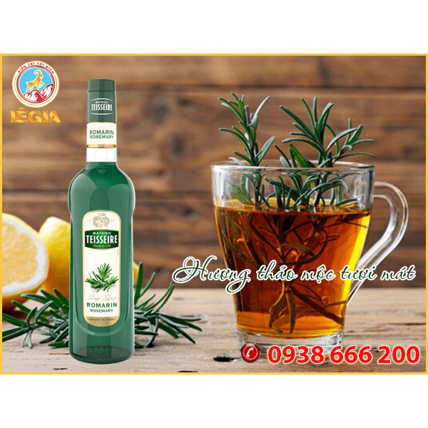 SIRO TEISSEIRE HƯƠNG THẢO 700ML (ROSEMARY SYRUP)