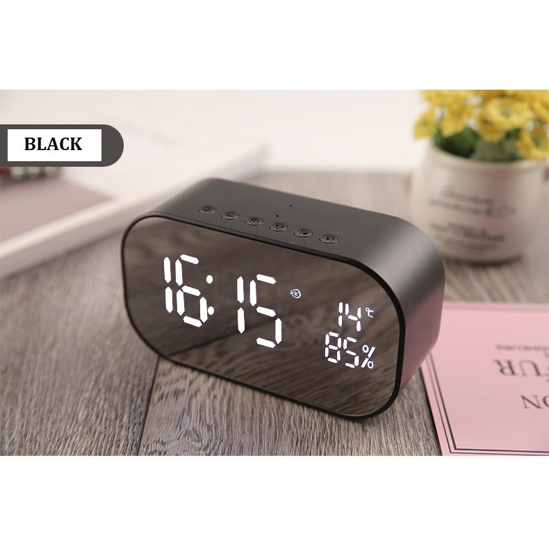 Loa bluetooth đa chức năng YAYUSI S2 ,nghe nhạc USB ,soi gương ,  thẻ tf, Kết nối bluetooth 4.2, aux , nghe fm