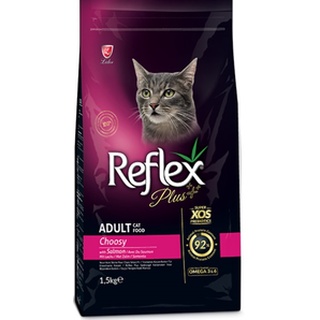 Reflex Plus ChooSy ADULT , THỨC ĂN CHO MÈO KÉN ĂN VỊ CÁ HỒI TÚI 1.5 KG.