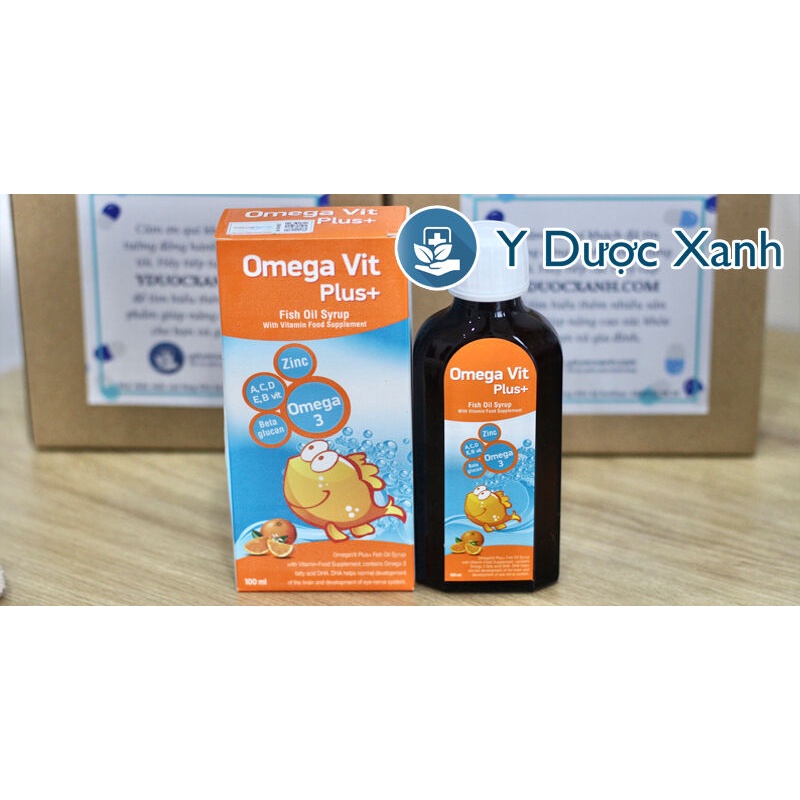 Mua  OMEGA VIT PLUS 100ml, Siro Omega 3 cho bé - Y Dược Xanh