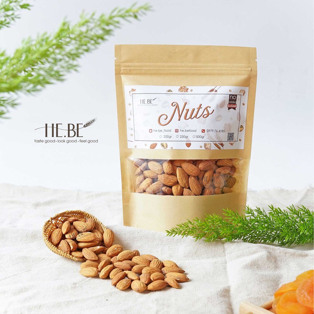 Hạnh Nhân Nướng Giòn Nguyên Hạt by Hebe | BigBuy360 - bigbuy360.vn