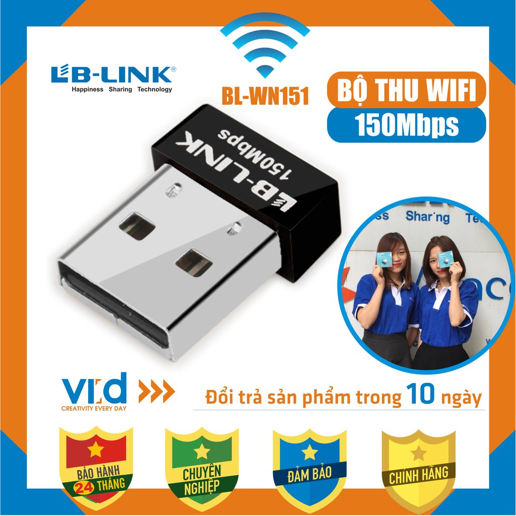 Bộ thu sóng wifi LB-LINK BL-WN151 150Mbps, Sản phẩm chính hãng, bảo hành 2 năm !!! | WebRaoVat - webraovat.net.vn