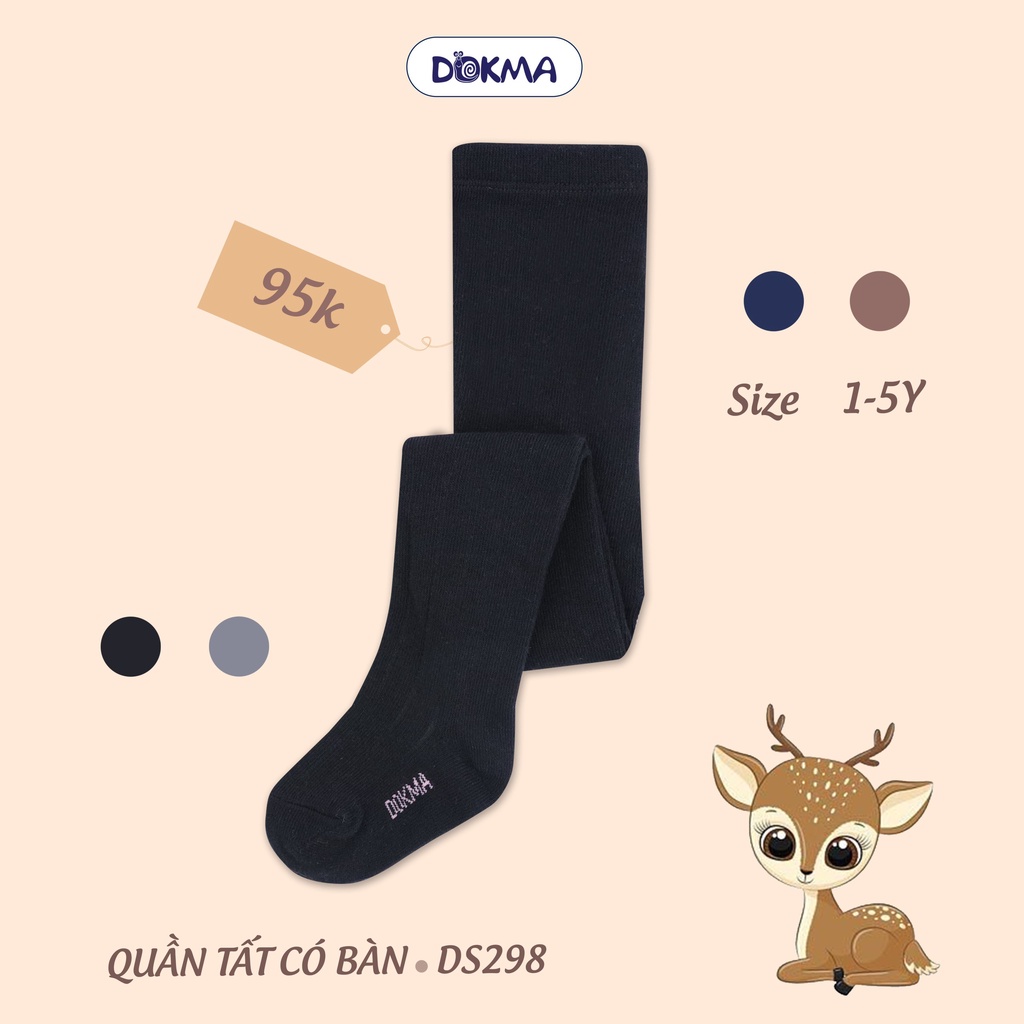 Dokma - Quần tất có bàn trẻ em 1-5Y DS298