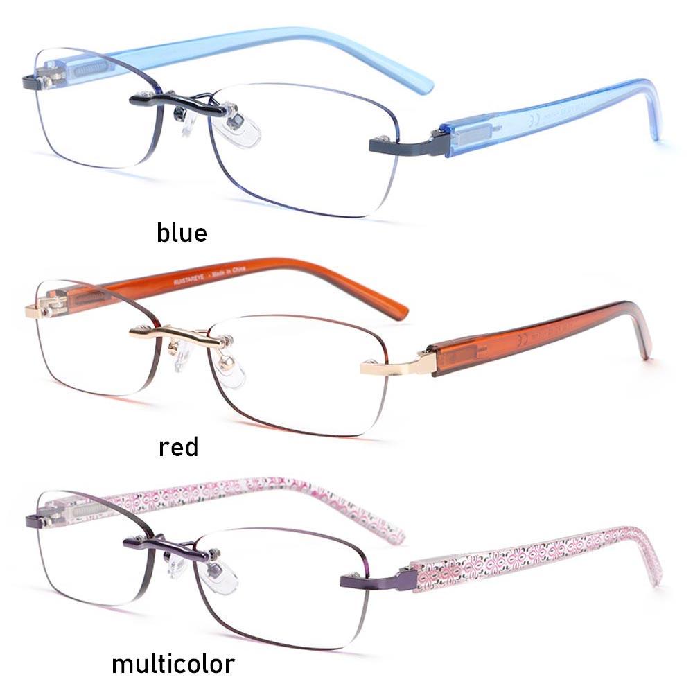 MOILYVN Kính Đọc Sách + 1.0 + 3.5 Kính Lúp Không Gọng Chống Ánh Sáng Xanh