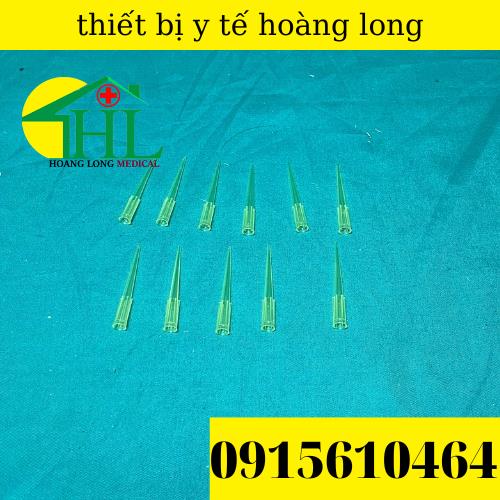 [ Combo 50 túi ] Đầu Côn Vàng Thường Không Khía 200ul Dùng Thí Nghiệm Cho Gilson Pipette Túi 1000 Cái