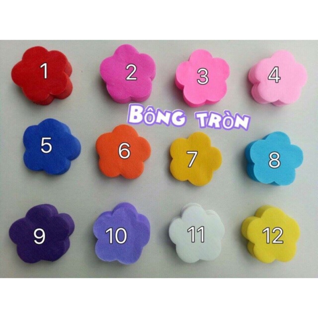 Hoa lụa cánh tròn