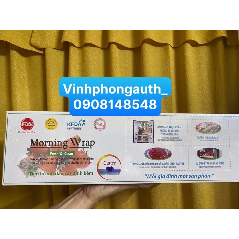 Màng bọc thực phẩm PVC Morning Wrap (45cm x  250m)