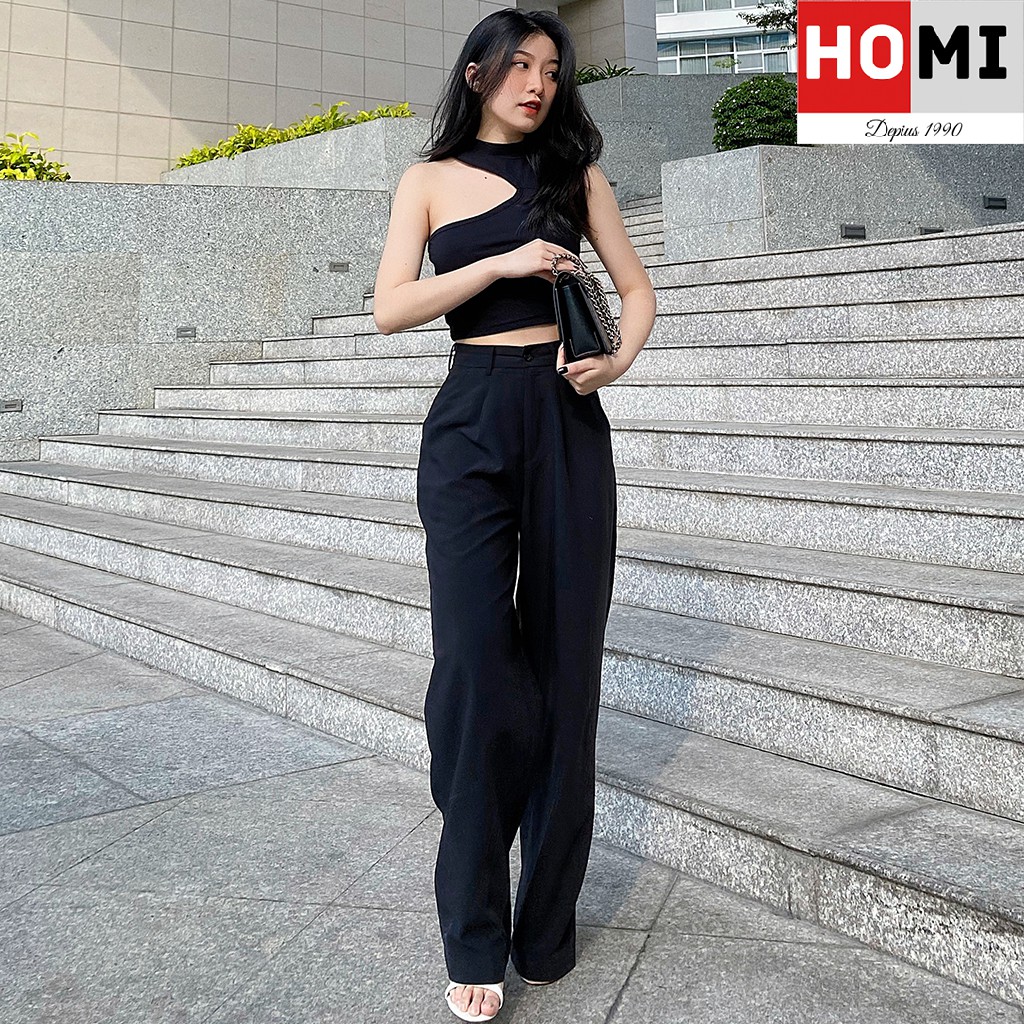 Áo thun Croptop lệch vai phong cách quyến rũ Homi Fashion | BigBuy360 - bigbuy360.vn