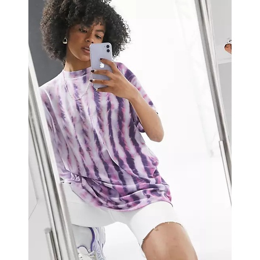 Áo thun tie dye dáng rộng dài xuất khẩu Fr33 - Hàng dư xịn