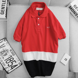 Áo thun nam màu đỏ VNXK hollister (DTD)