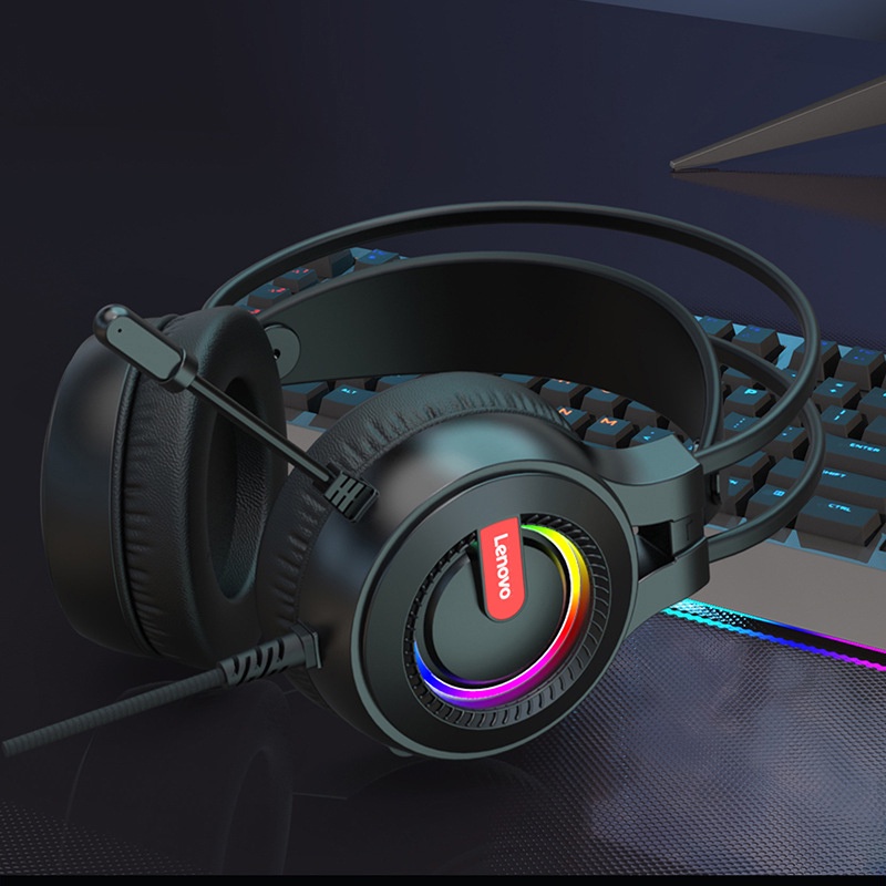 Tai nghe 7.1 gaming LENOVO G80-B thinkplus RGB - Bass cực dày (Đen) - Nhất Tín Computer