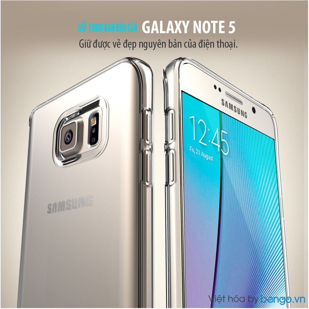 Ốp lưng Samsung Galaxy Note 5 Ringke Slim