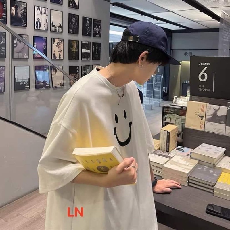 Áo phông vẽ mặt cười TH6