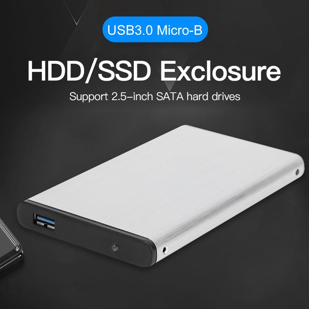 Vỏ Ổ Cứng Ngoài Usb 3.0 6gbps 2.5 Inch Hdd Ssd Bằng Hợp Kim Nhôm | BigBuy360 - bigbuy360.vn