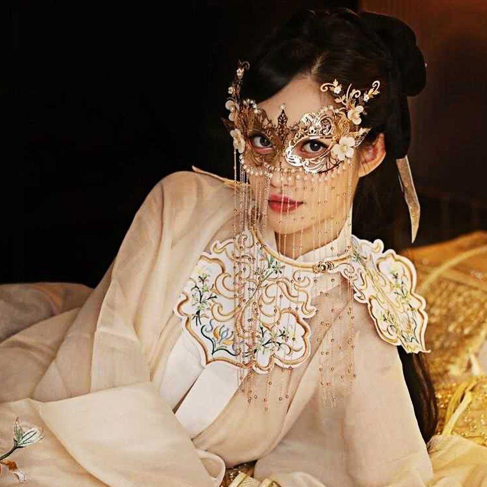 Needway Phụ Kiện Tua Rua Che Mặt Bằng Hợp Kim Tinh Tế Phong Cách Trung Hoa Cổ Điển