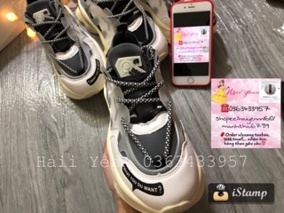 ORDER Giày 2 dây buộc Ulzzang ( kèm video và ảnh thật )