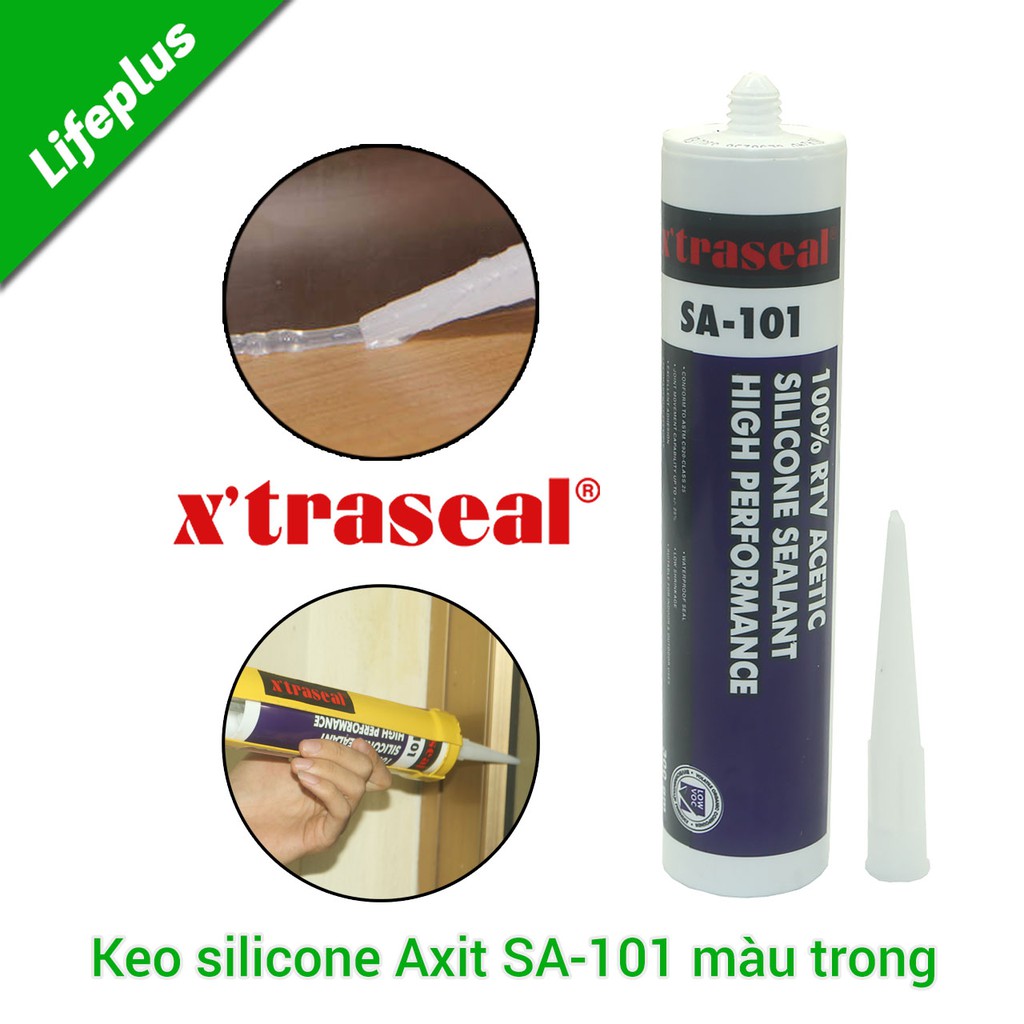 Keo silicone Axit 300ml X'traseal SA-101