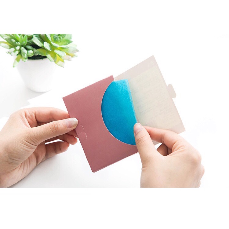 Giấy thấm dầu Nemozi gói 50 tờ giấy thấm dầu nội địa trung cao cấp D50 | BigBuy360 - bigbuy360.vn