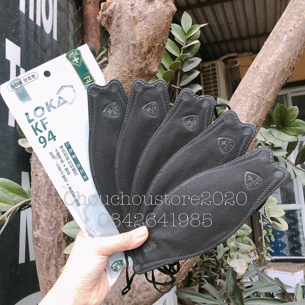 [HÀNG CÓ SẴN] 50 Chiếc Khẩu Trang KF94 LOKA Mask 4D Kháng Khuẩn Chính Hãng Công nghệ Hàn Quốc Hàn 4 lớp