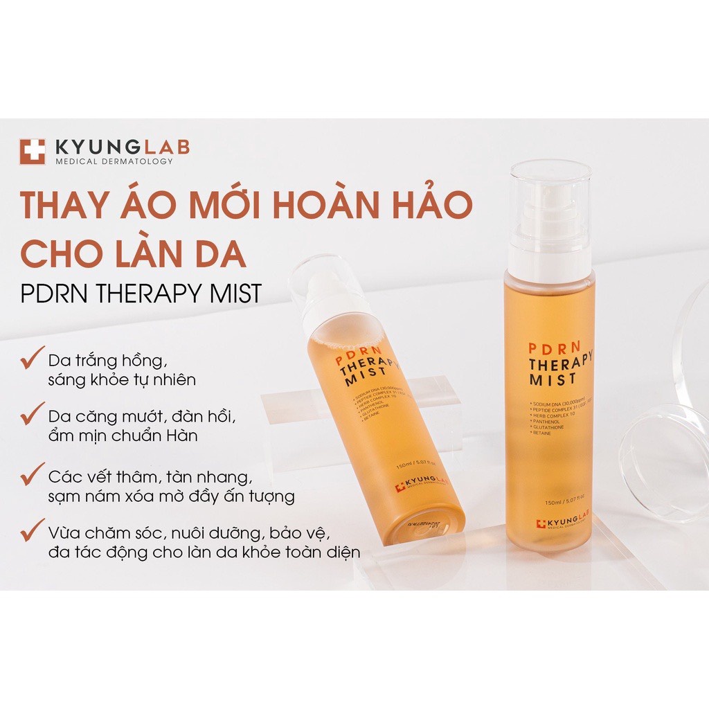 Xịt khoáng, toner dưỡng ẩm KYUNG LAB PDRN THERAPY MIST 150ml