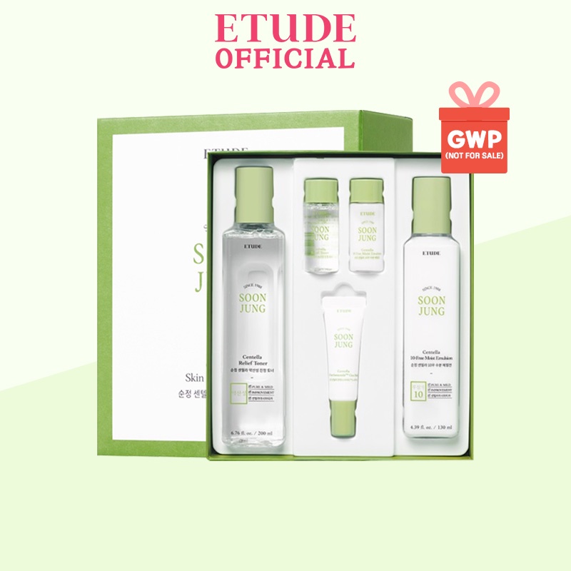Soonjung Centella Skin Care Trial kit 4ea ETUDE COMBO