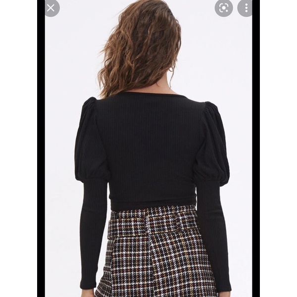Combo Croptop len tay phồng A605