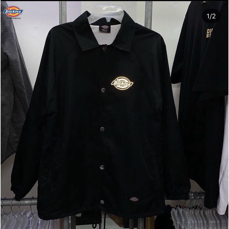 Áo Khoác phản quang 2 lớp gió/nỉ chính hãng Dickies