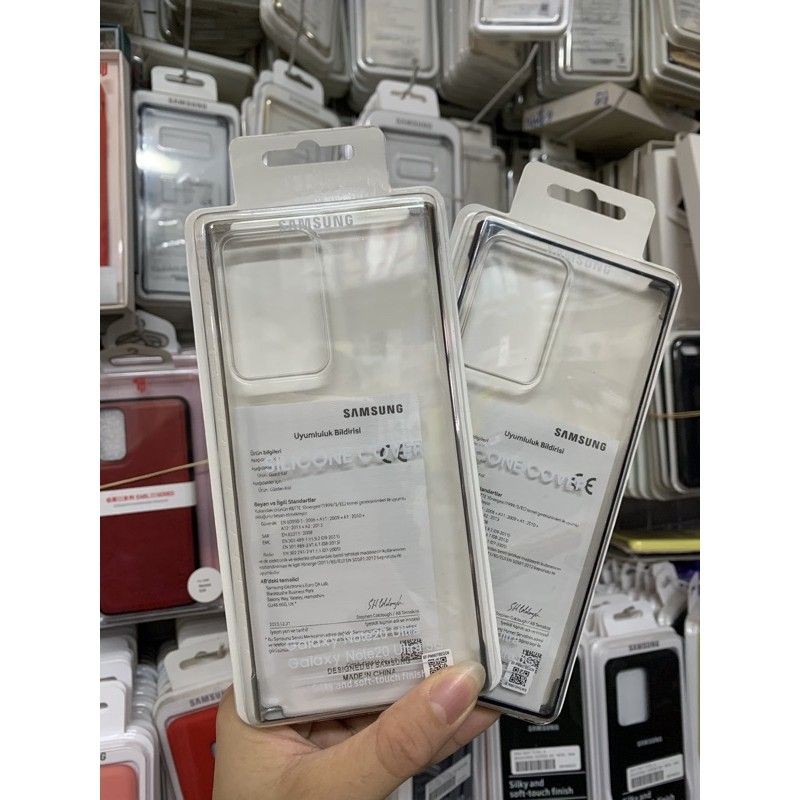 ốp lưng clear cover note 20 / Note 20 Ultra lưng trong viền màu