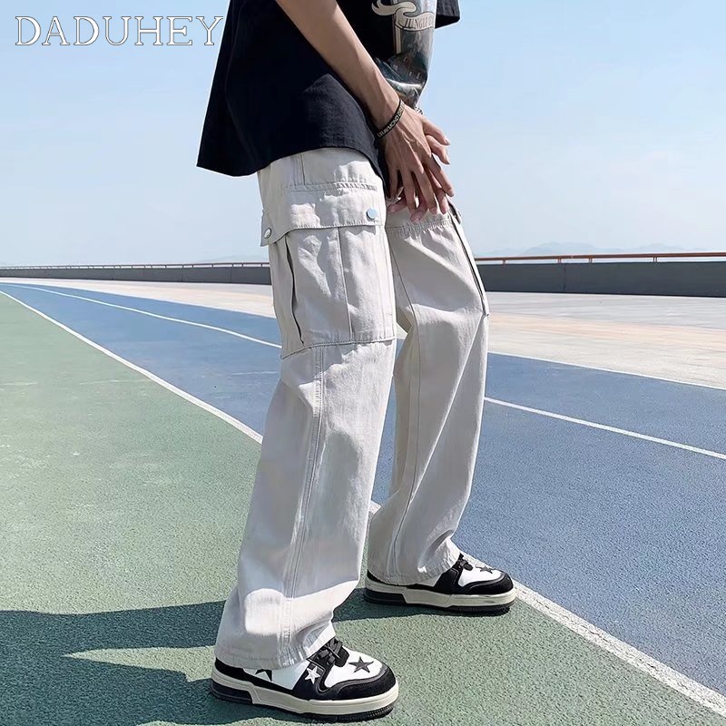 Quần túi hộp ống rộng thẳng phong cách thời trang dành cho nam