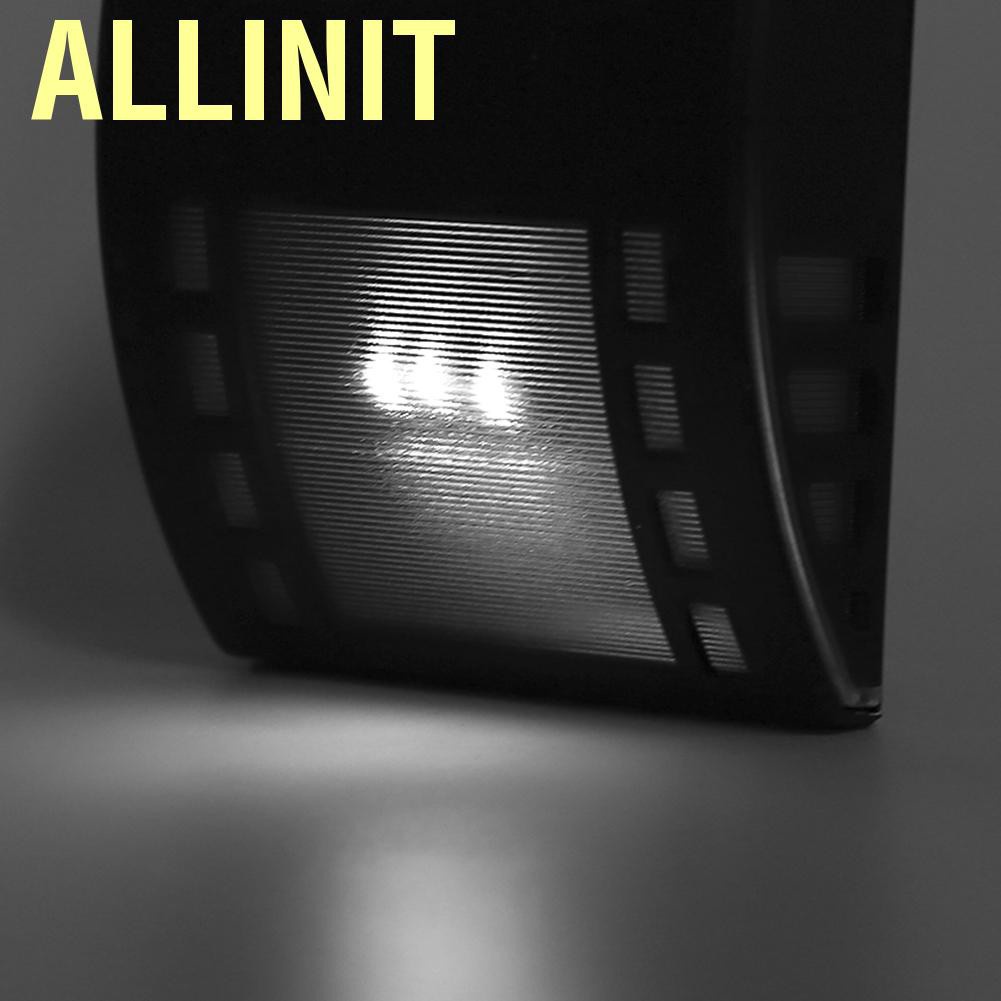 Allinit 3 LED Solar Motion Sensor Light Outdoor Garden Security Lamp Floodlight