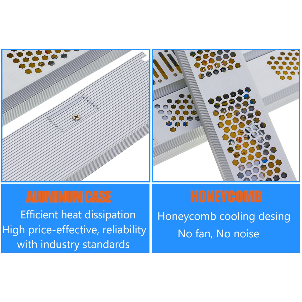 Bộ Biến Áp Dây Đèn LED 60W 100W 150W 200W 300W 400W DC12V DC24V