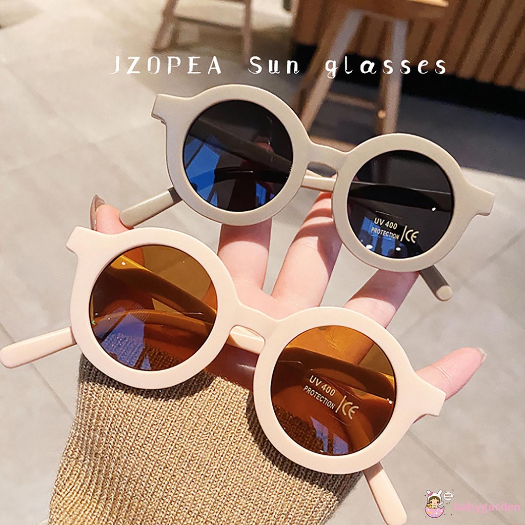 Kính mát tròn chống tia uv400 thiết kế tiện dụng và thời trang cho bé