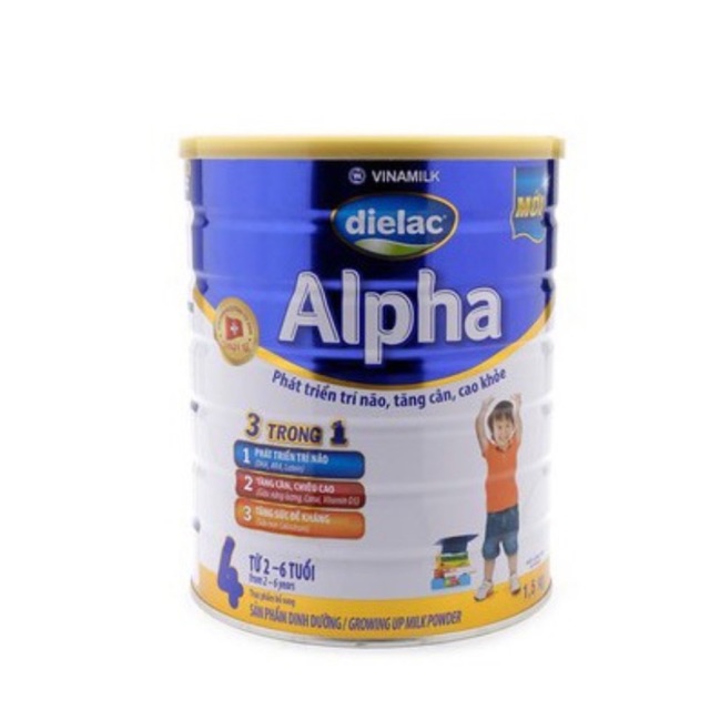 🛑CHUẨN MALL- Sữa Bột Dielac Alpha Step 4-1,5kg