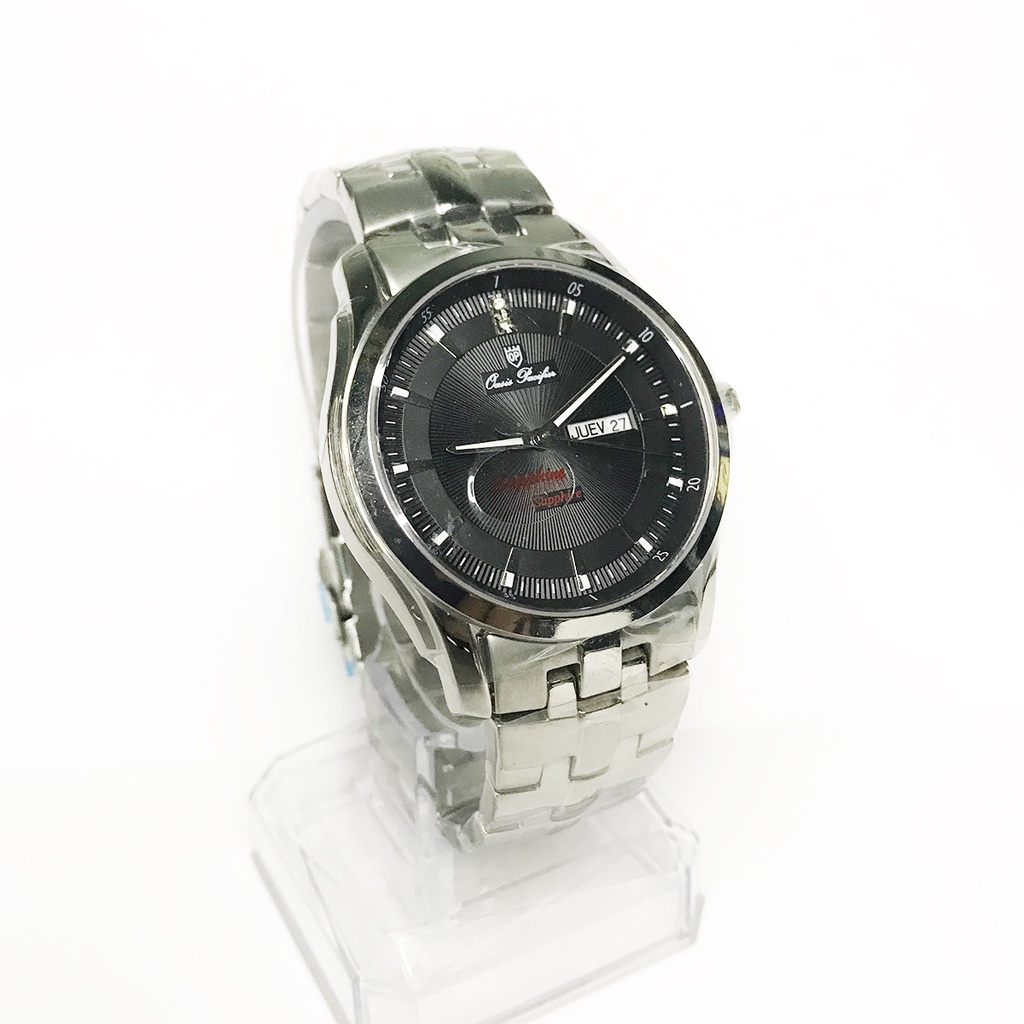 Đồng hồ Olym Pianus nam OP04 NAMD dây inox  màu bạc, bảo hành 12 tháng