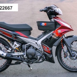 Tem rời Exciter 135 đỏ đen