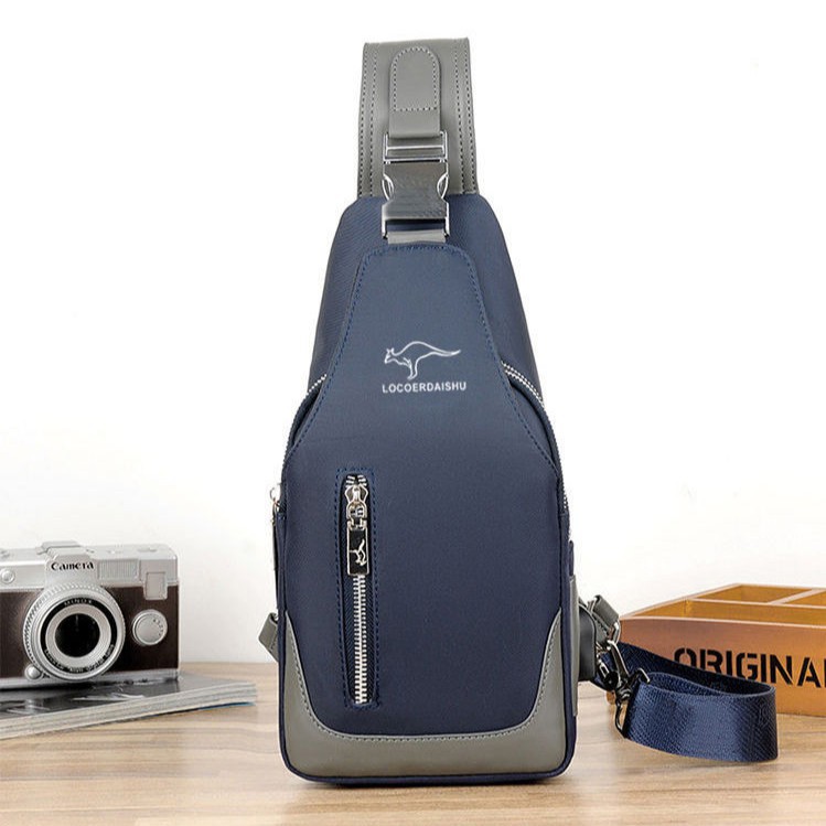 Túi đeo chéo thể thao [ Hàng Cao Cấp ], túi vải dù có khe cắm cổng sạcUSB chống nước cực tốt phong cách Hàn Quốc | BigBuy360 - bigbuy360.vn