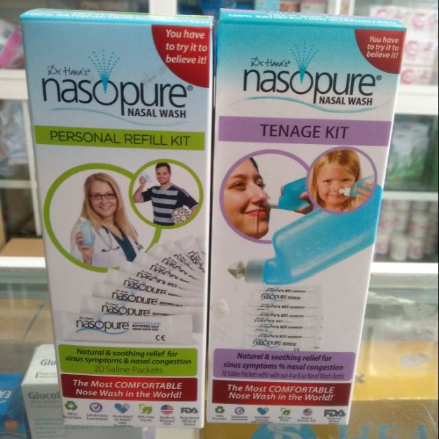 Muối rửa mũi cao cấp Nasopure