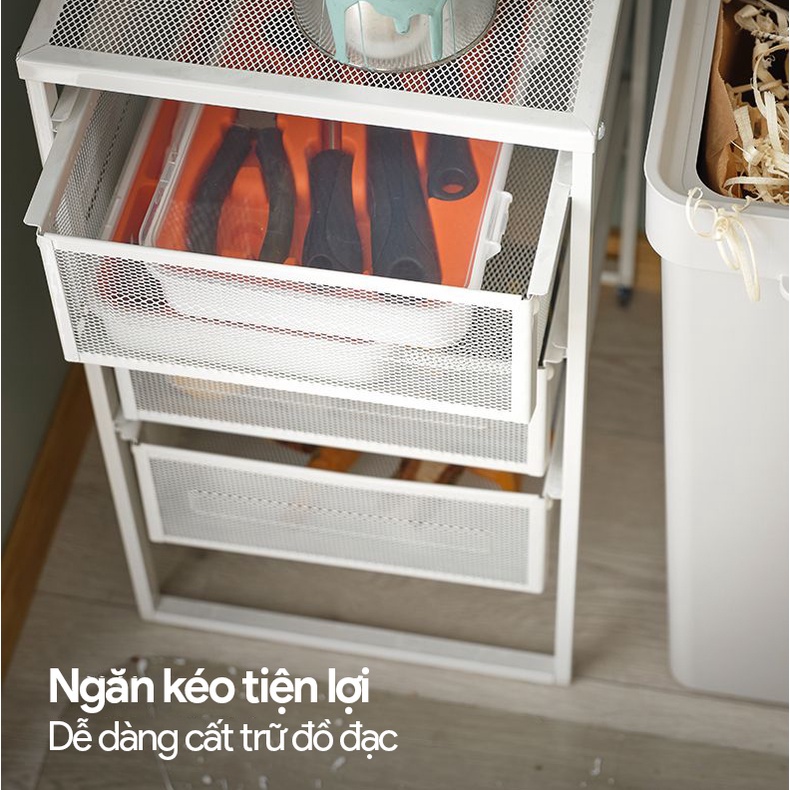 Kệ để đồ đa năng 3 tầng LENNART IKEA