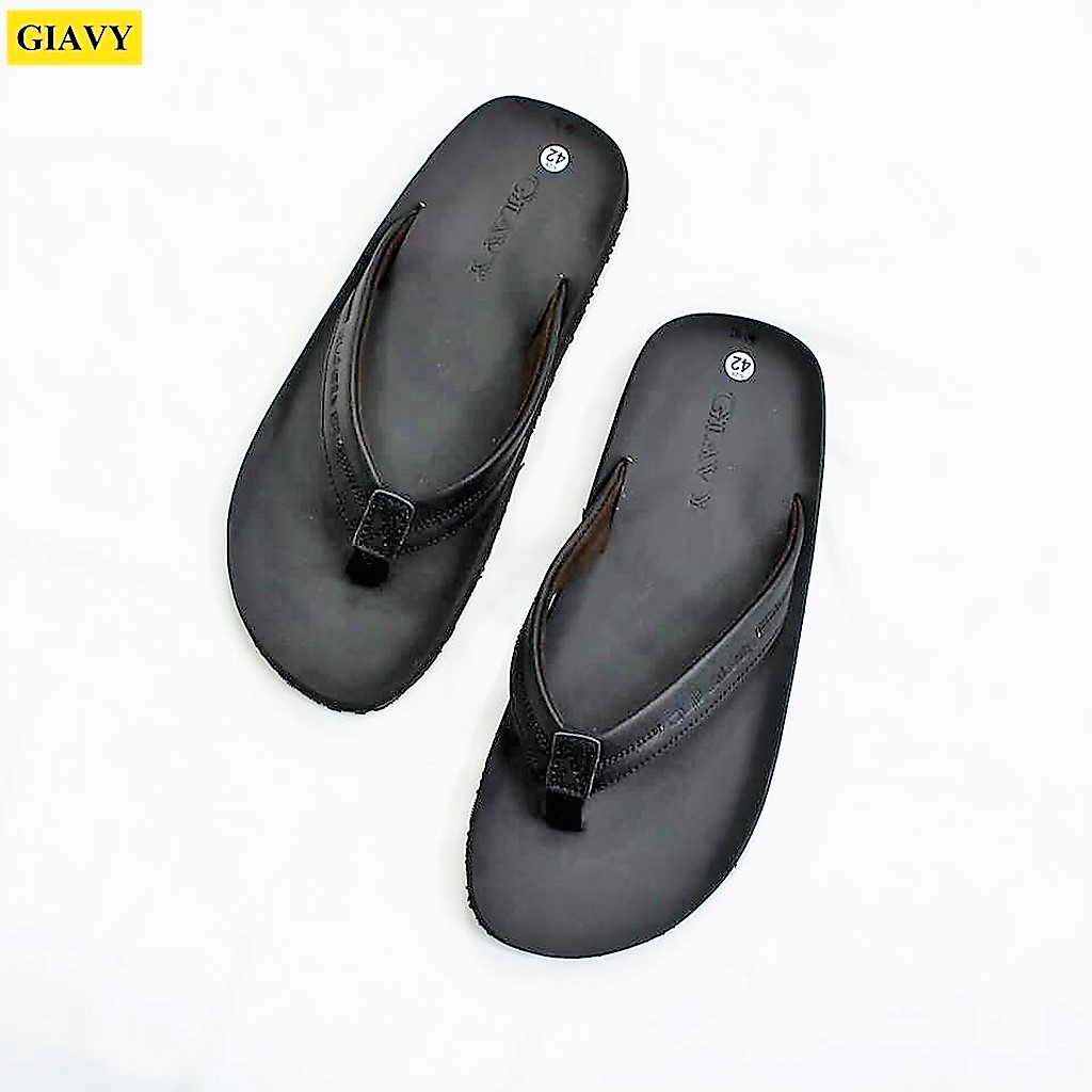 Dép kẹp nam, dép kẹp quai da DTA121 - GIÀY GIAVY